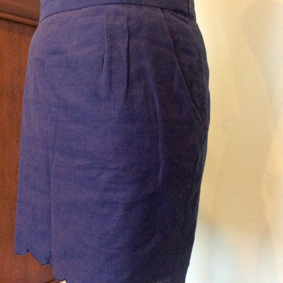❤️ XXI BLUE LINEN SKIRT Size L (Junior) - Picture 3 of 7